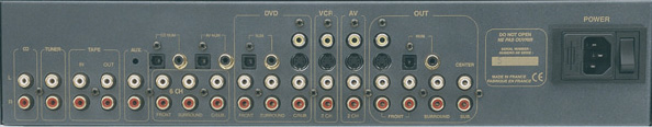 Audio On Line Haute Fidelite : Arrière de l'Atoll PR5.1