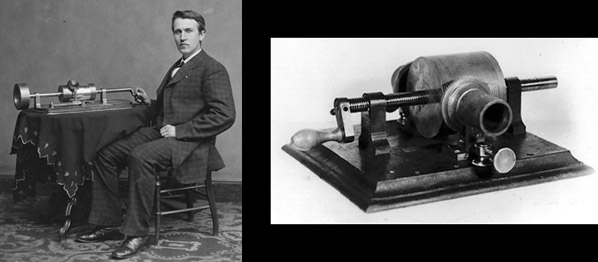 Edison et le phonographe